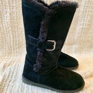 Xhilaration Womens Black Suede Boots